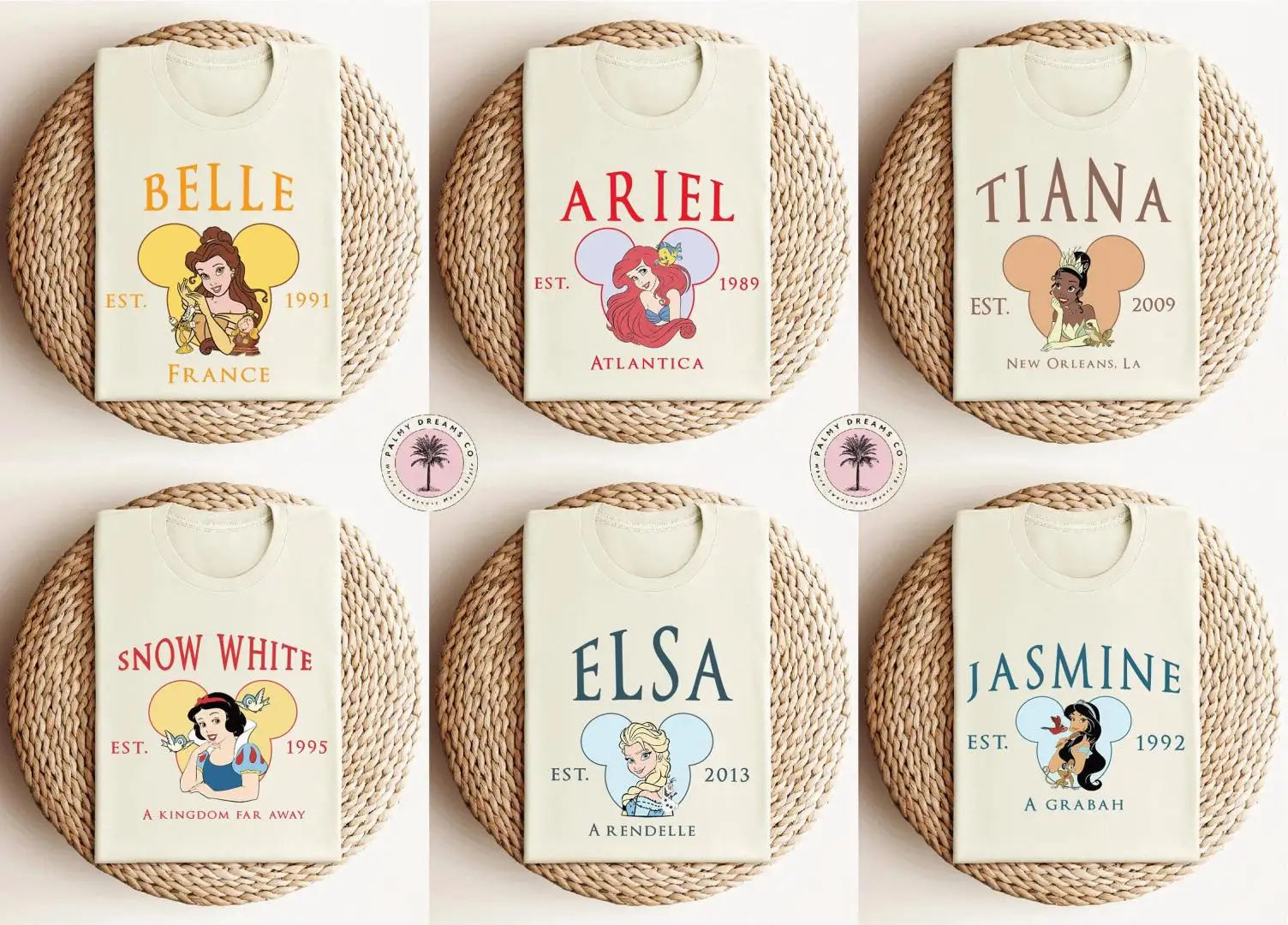 Disney Princess Birthday Girl Retro Shirt