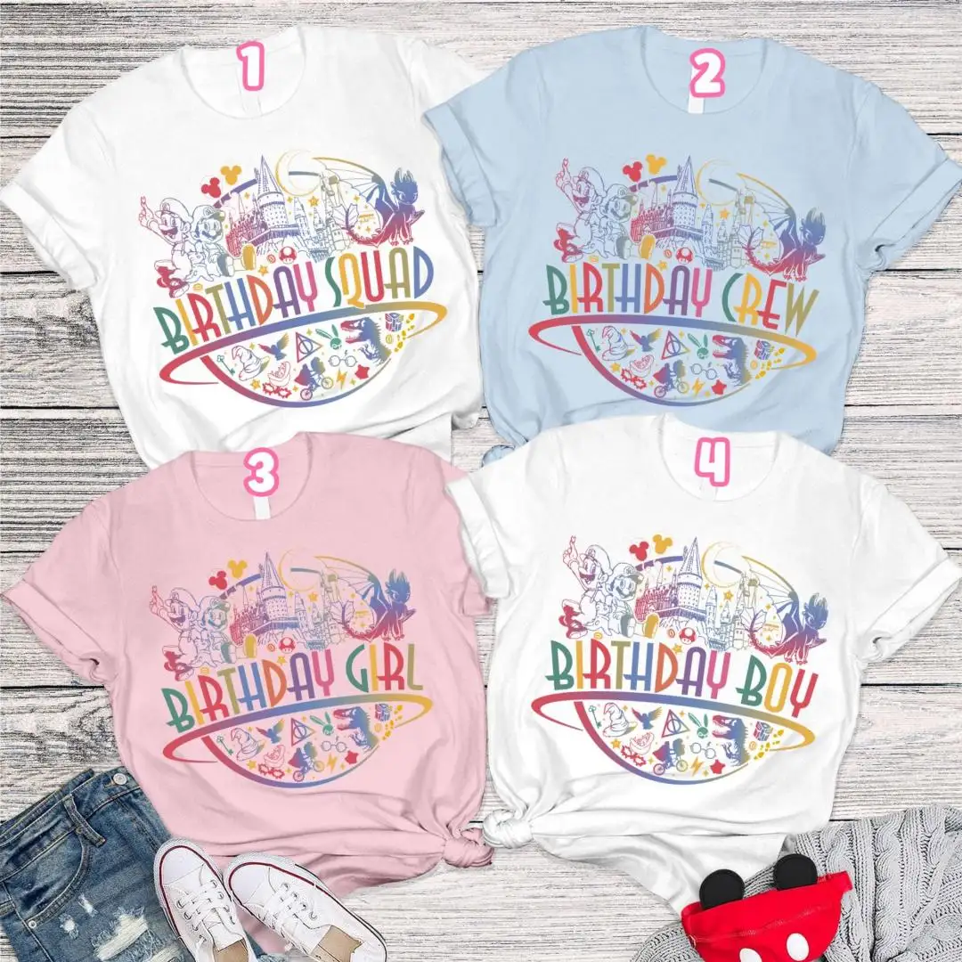 Universal Studios Epic Universe Birthday Shirt for Family