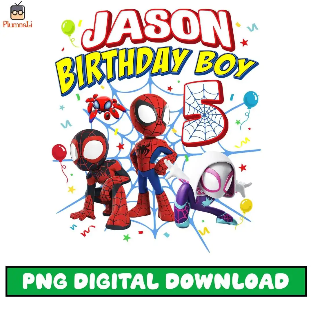 Spidey Birthday Boy Shirt for Kids