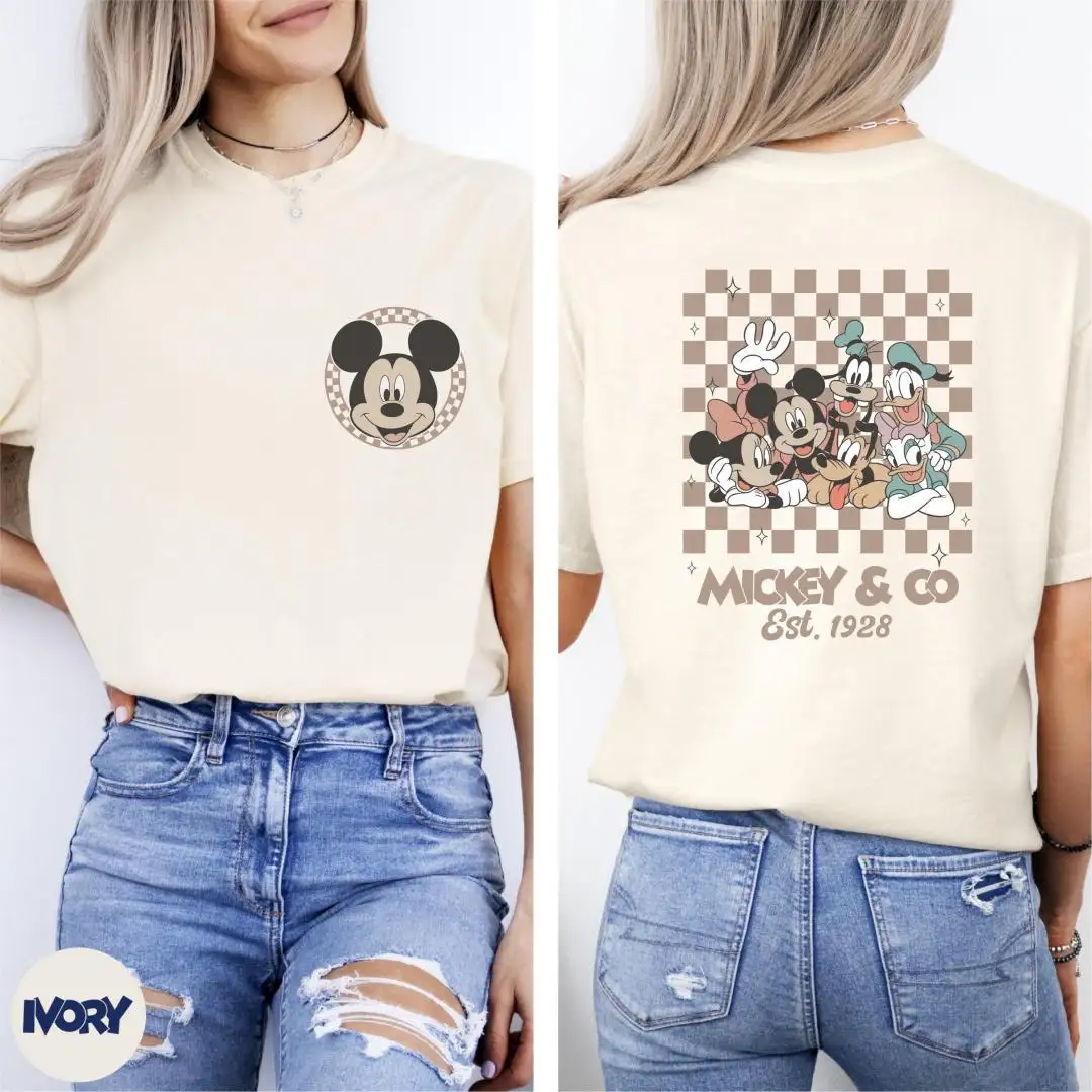 Retro Mickey Mouse Disney Friends Shirt