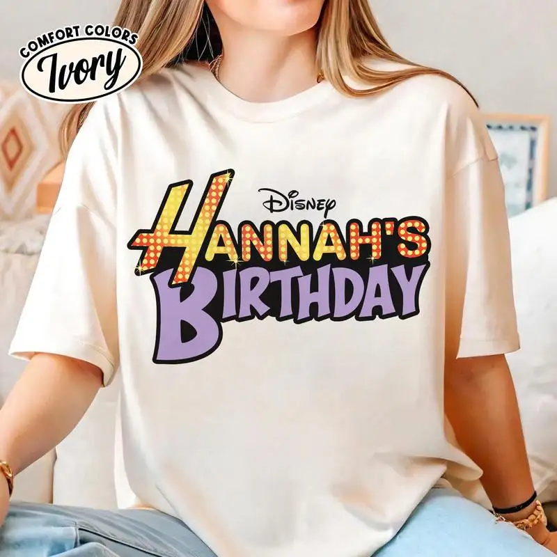 Hannah Montana Birthday Shirt Personalized Meltdown Tee