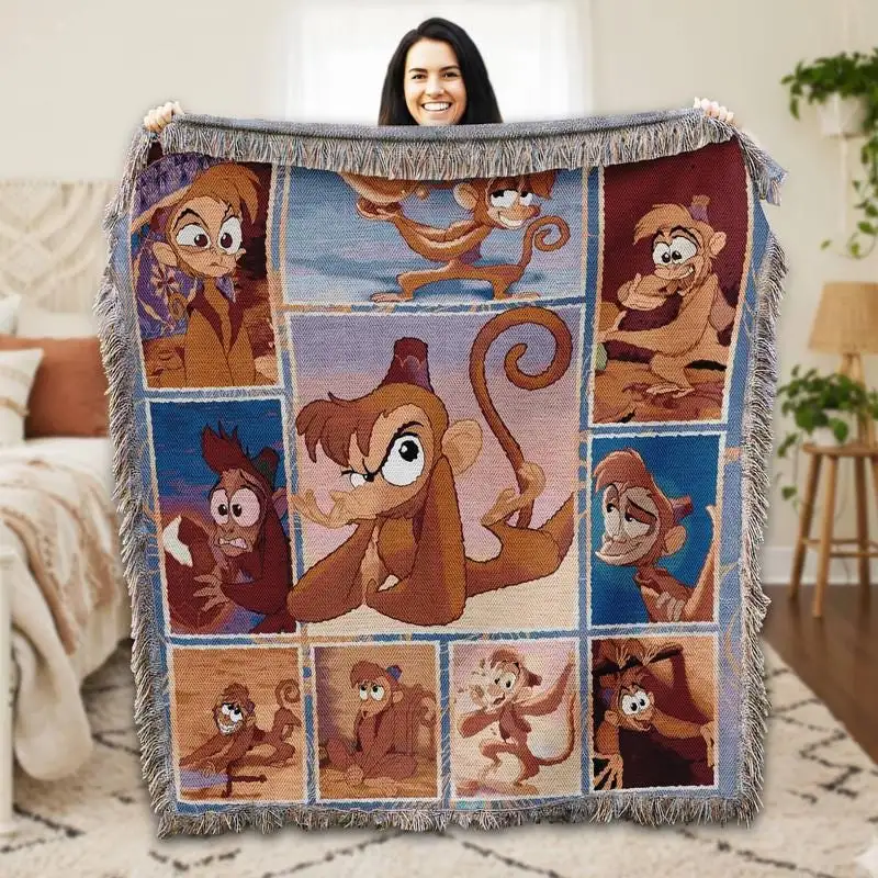 Disneyland Aladdin Abu Woven Blanket Shirt