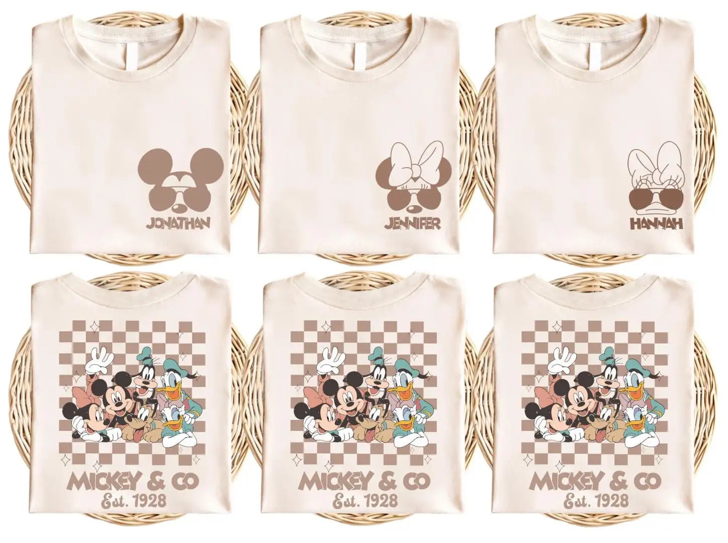Retro Mickey Minnie Disney Family Vacation Shirt