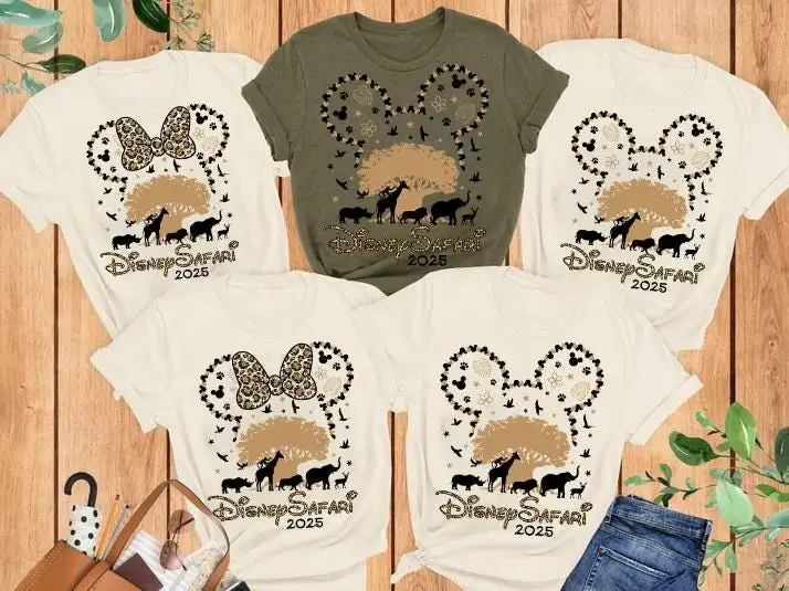 Disneyland Safari 2025 Family Matching Shirt