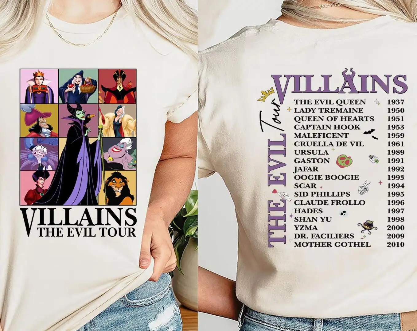 Disneyland Villains Halloween Shirt for Girls