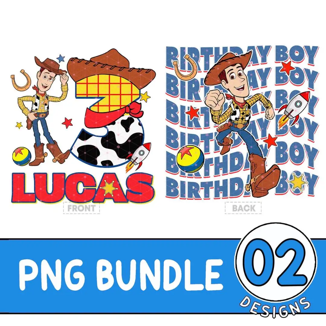 Personalized Toy Story Birthday Shirt for Boys