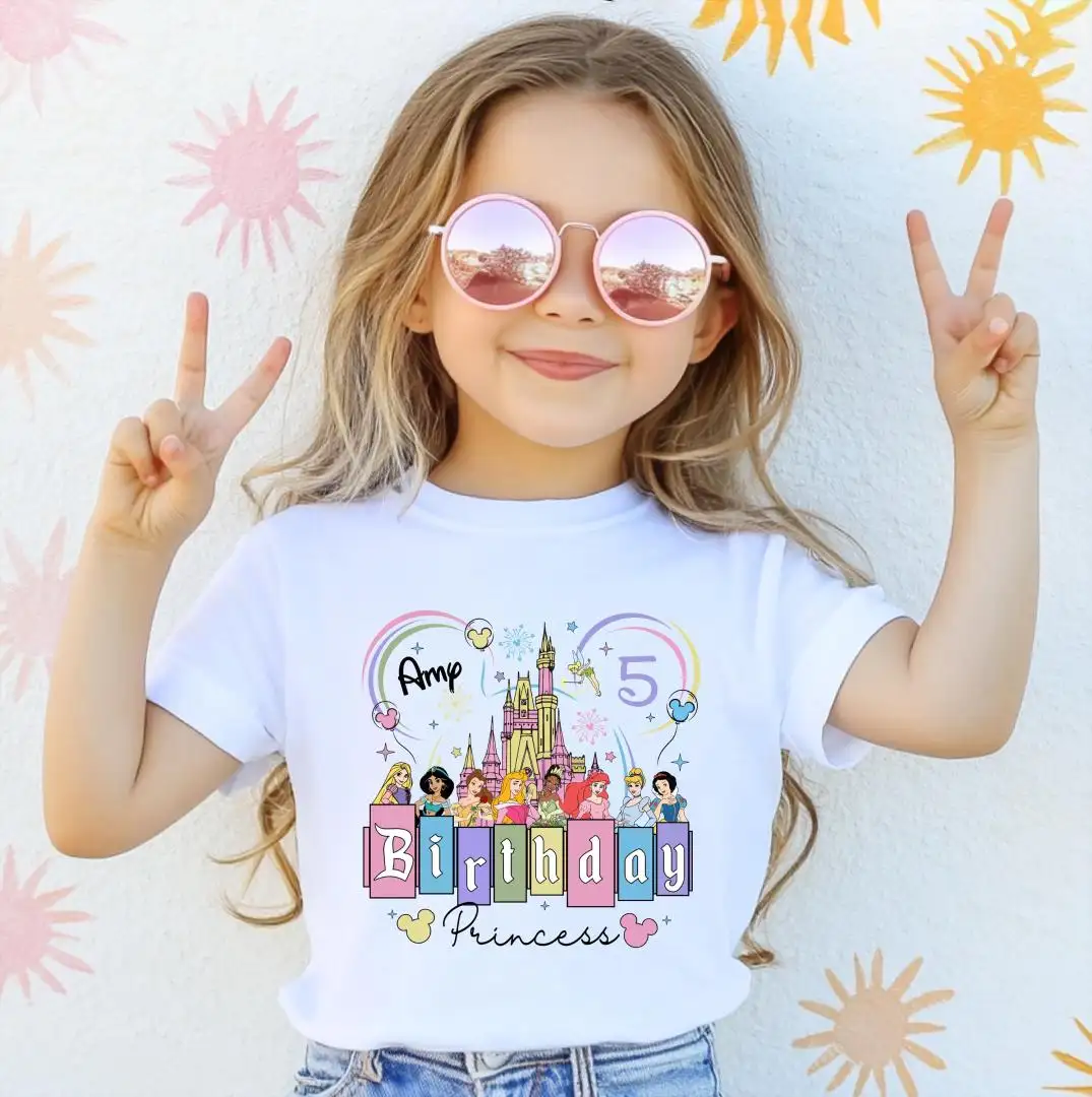 Princess Birthday Shirt for Toddler Girls Party