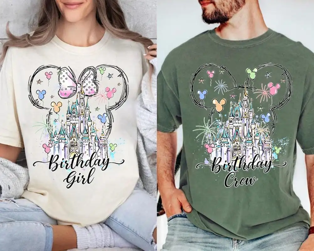 Personalized Disneyland Birthday Squad Shirt 2025