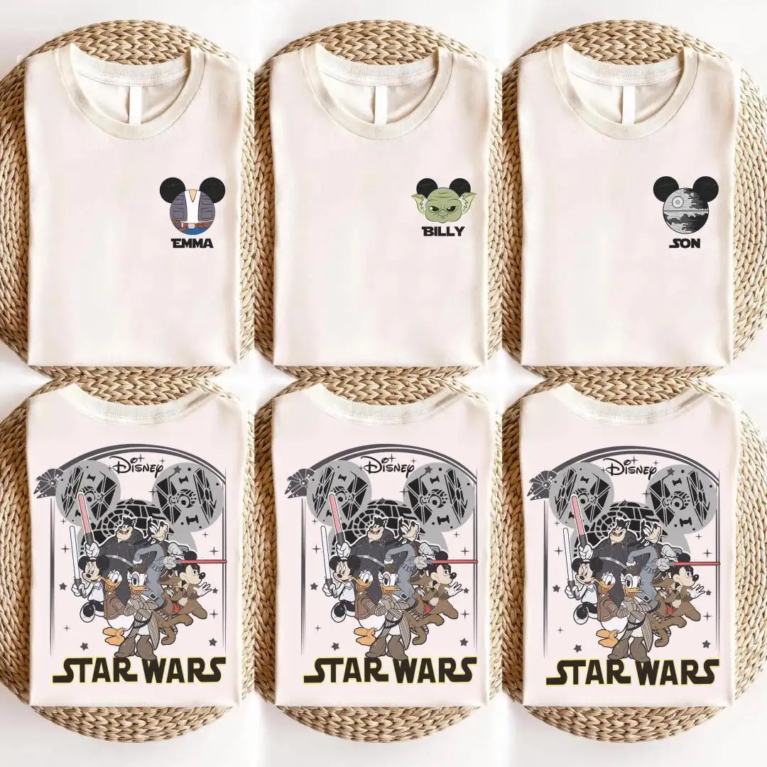 Custom Star Wars Shirt Personalized Disney Mickey