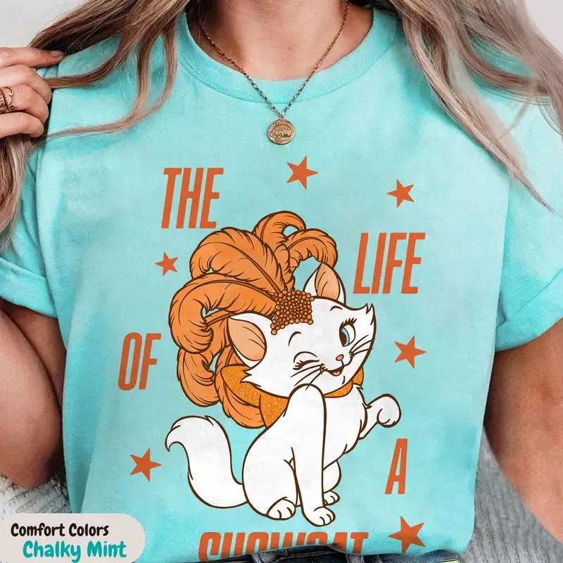 Disneyland Showgirl Cat Shirt for Girls