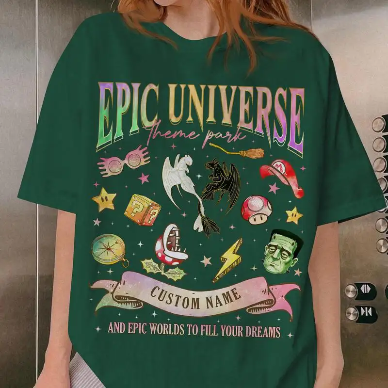 Personalized Epic Universe Fan Shirt for Family Vacation