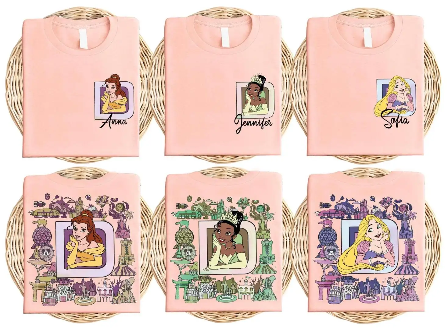 Disney Princess Girls Trip Matching Shirt