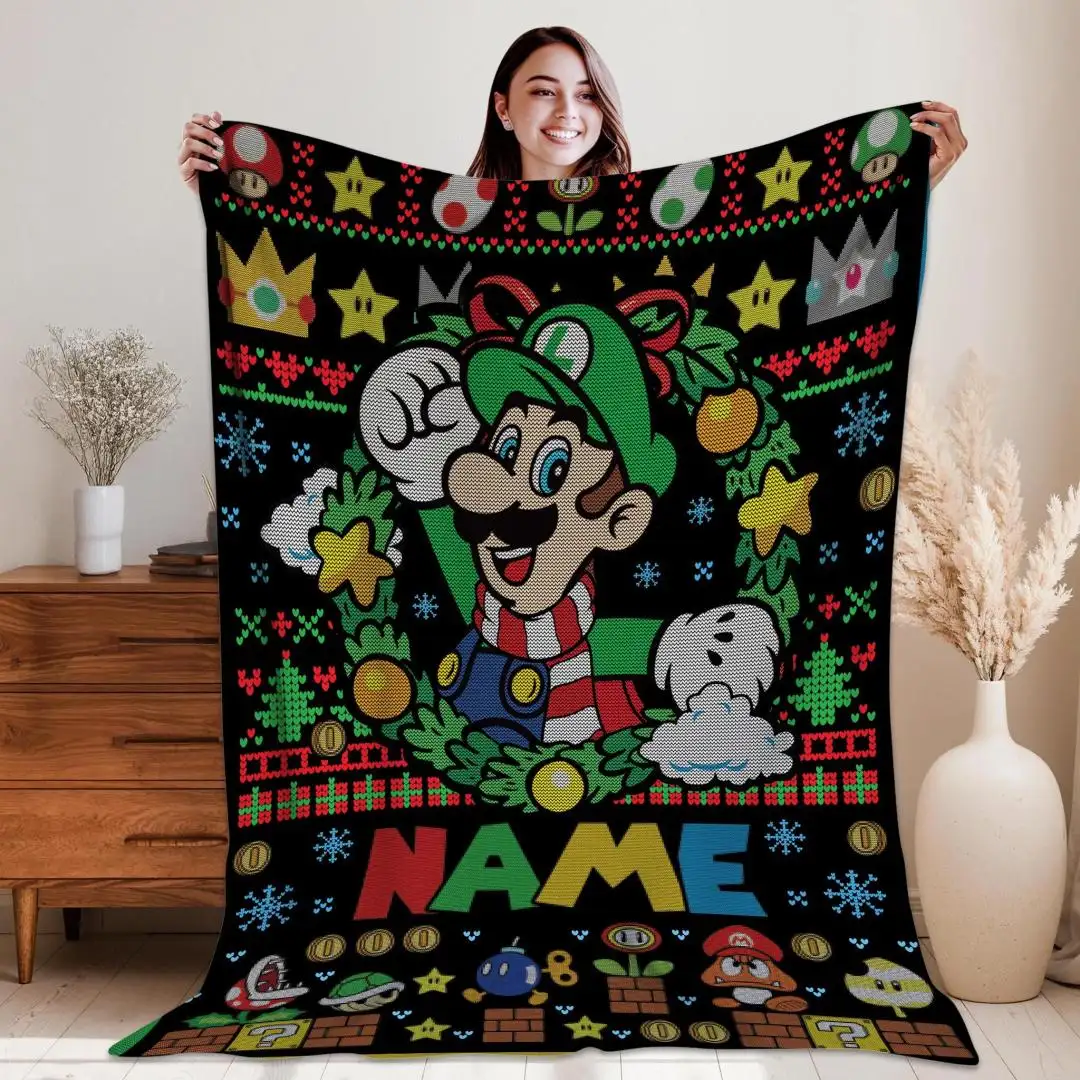Super Mario Luigi Ugly Christmas Shirt for Fans