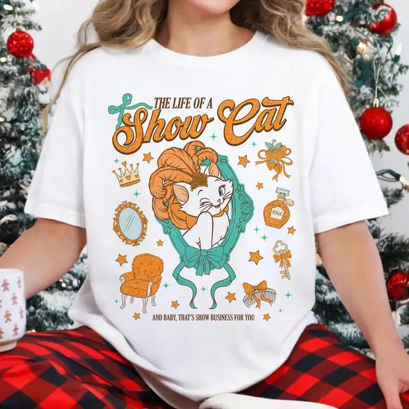 Showgirl Cat Shirt for Disneyland Girl Trip