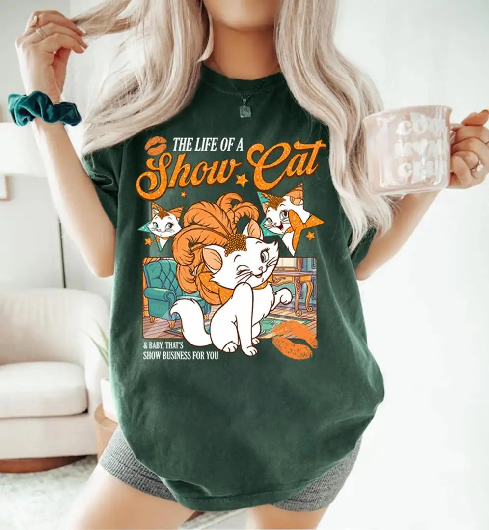 Disney Aristocats Marie Cat Shirt for Cat Lovers