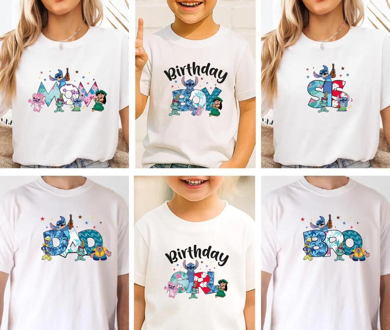 Lilo and Stitch Disney Birthday Shirt for Toddlers