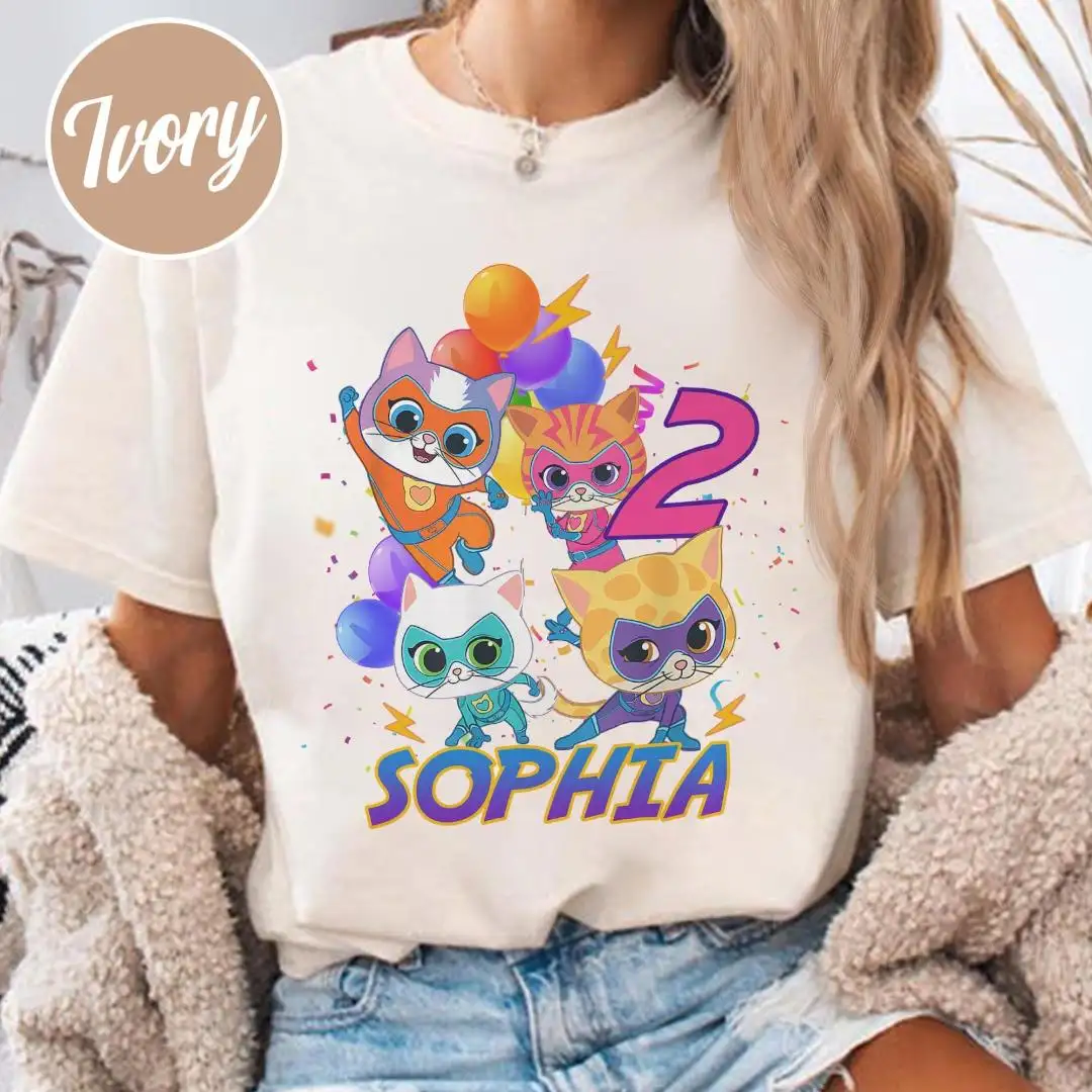 Superkitties Birthday Girl Shirt for Disneyland Fans