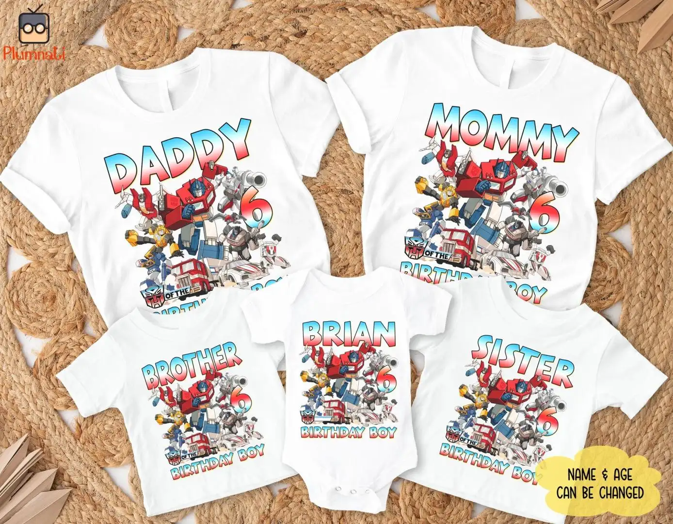 Custom Transformers Optimus Prime Birthday Shirt