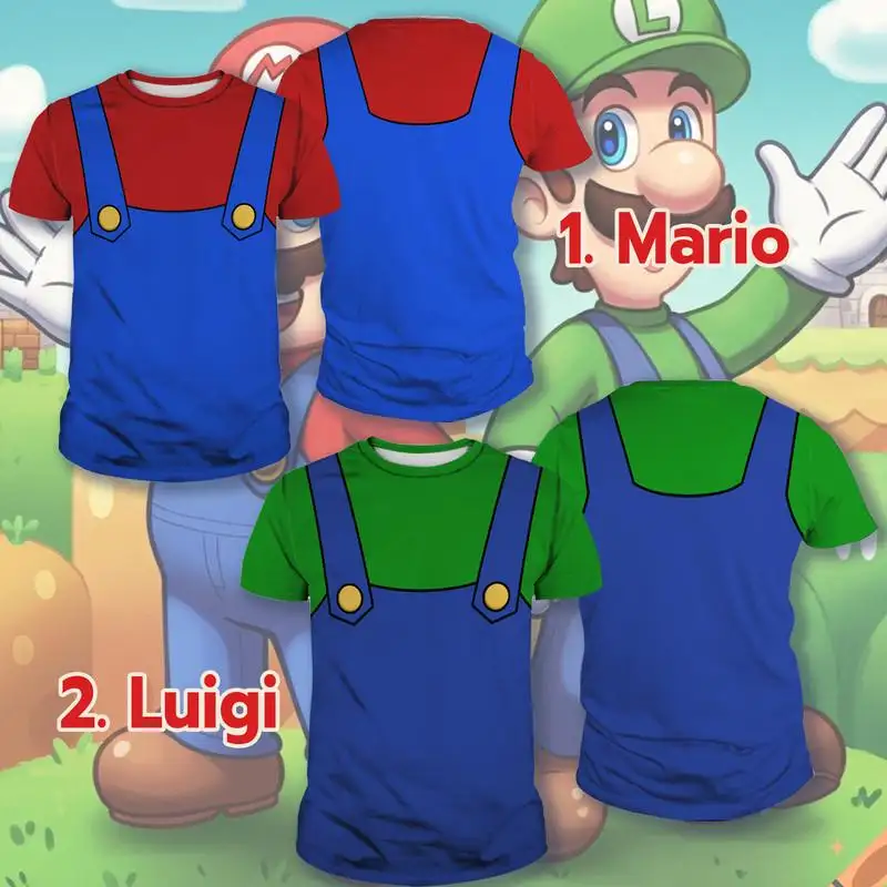 Super Mario Bros Halloween Family Shirt