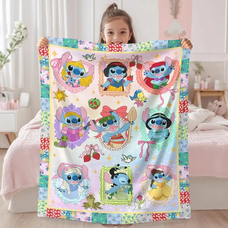 Disneyland Stitch Princess Shirt for Birthday Girl