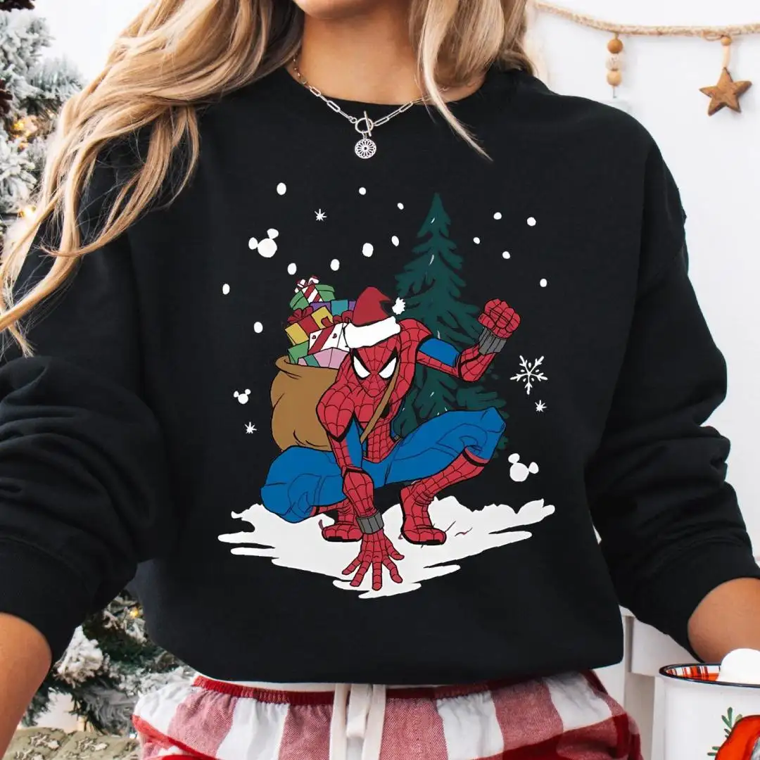 Spider Christmas Shirt for Kids Holiday Party