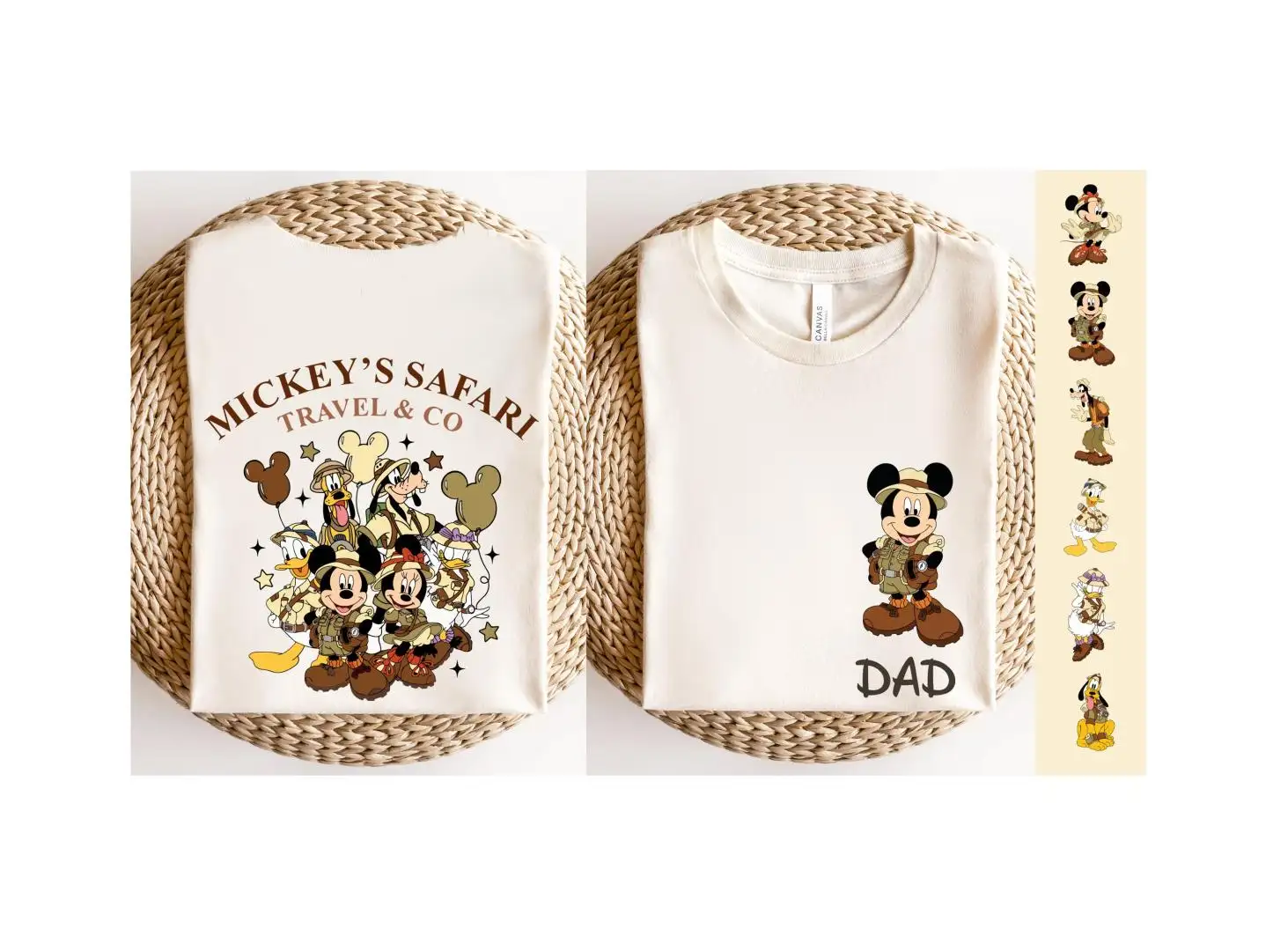Retro Disney Animal Kingdom Safari Shirt for Family