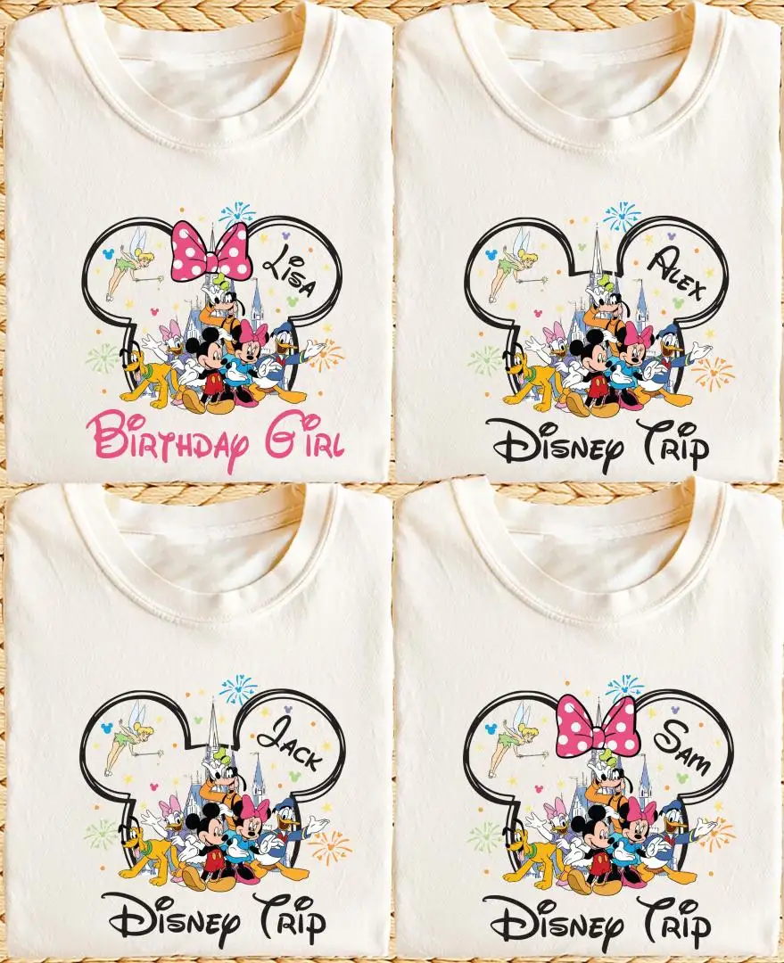 Disney Birthday Girl Shirt for Kids Trip