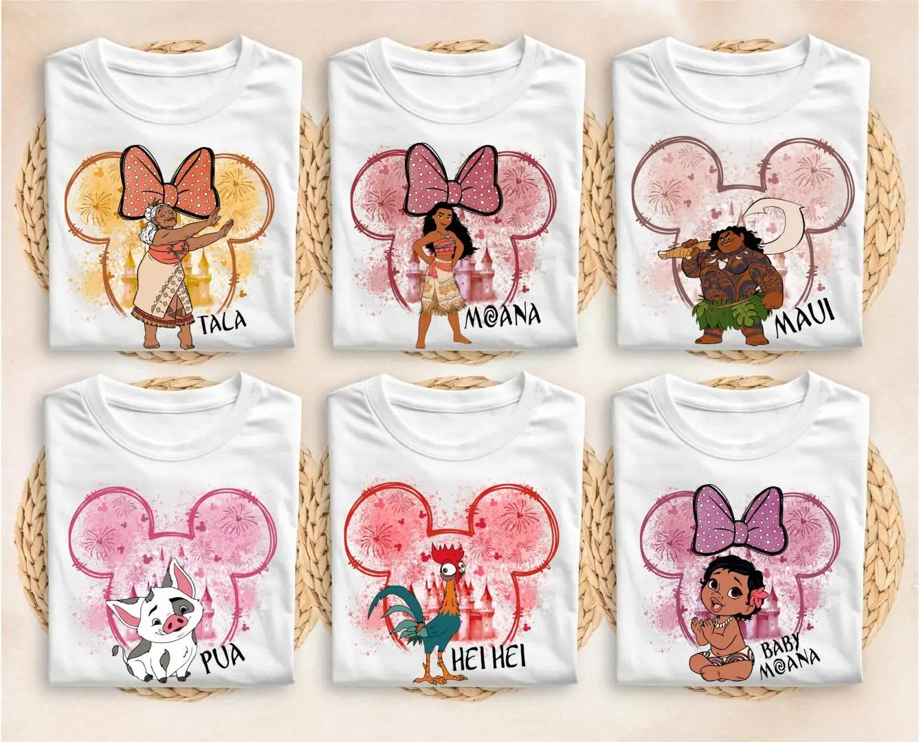 Disney Moana Princess Shirt for Family Trip