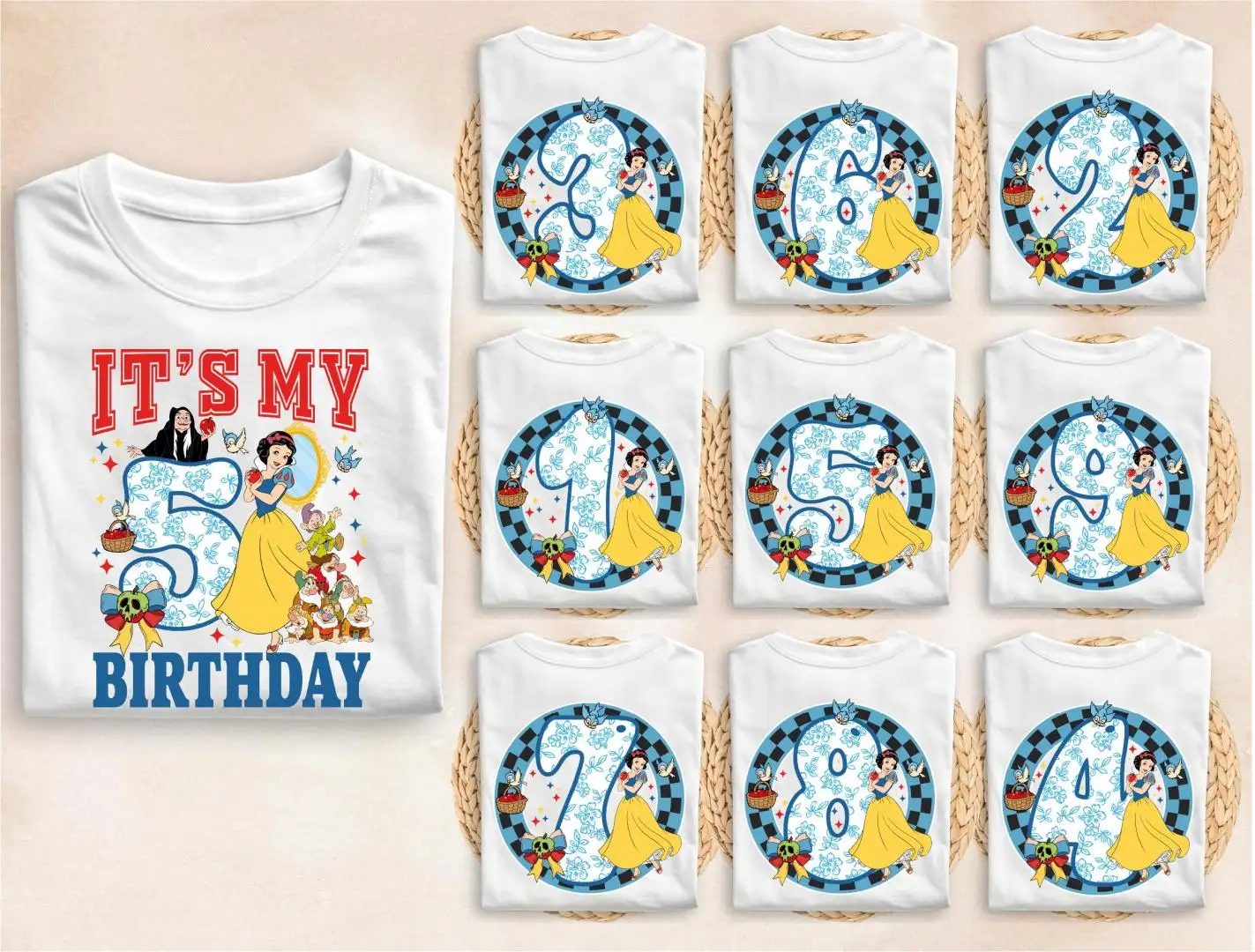 Disney Snow White Birthday Shirt for Kids