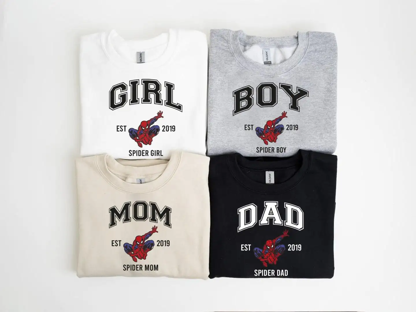 Spider Family Shirt for Kids and Adults