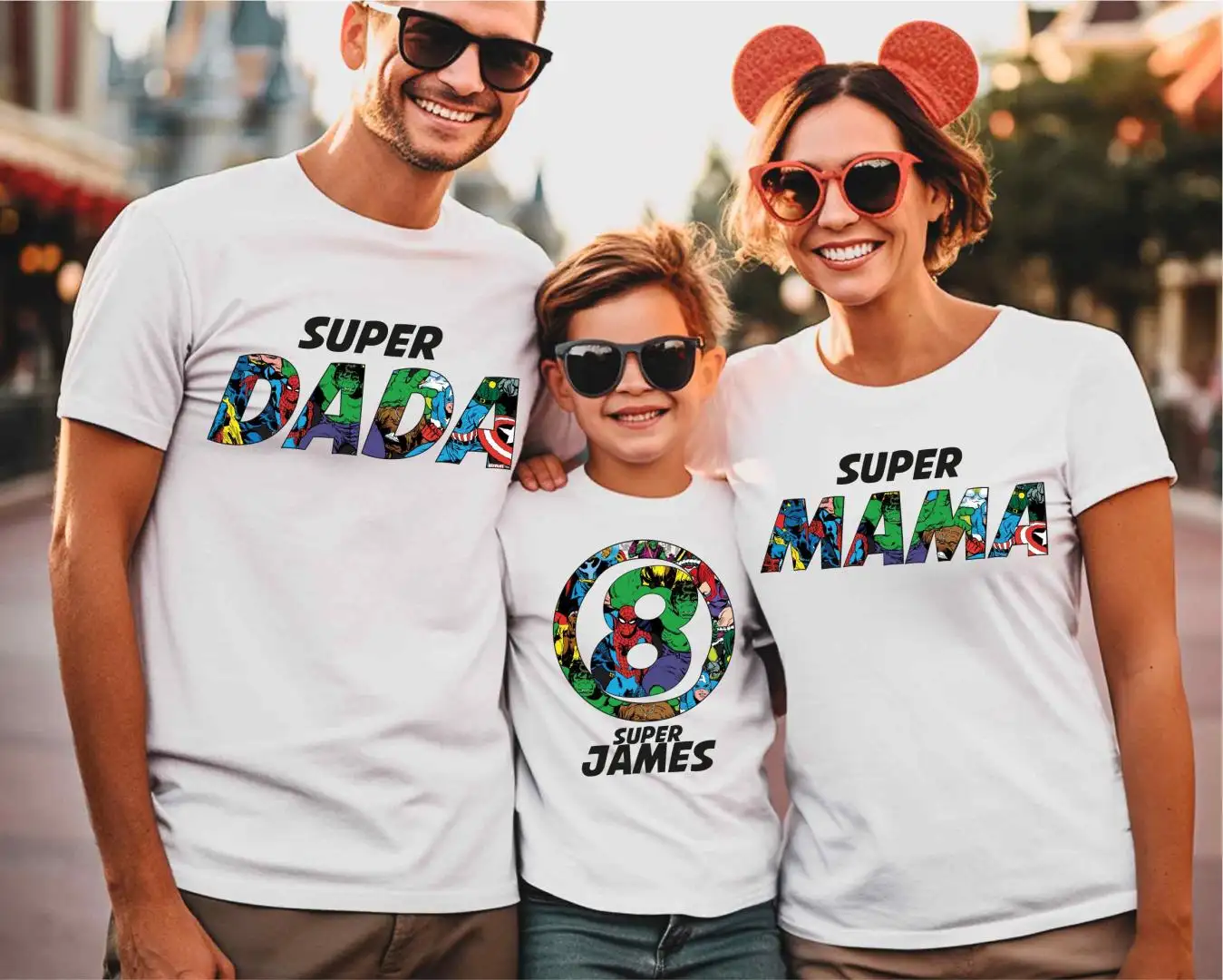 Avengers Superhero Birthday Shirt for Kids