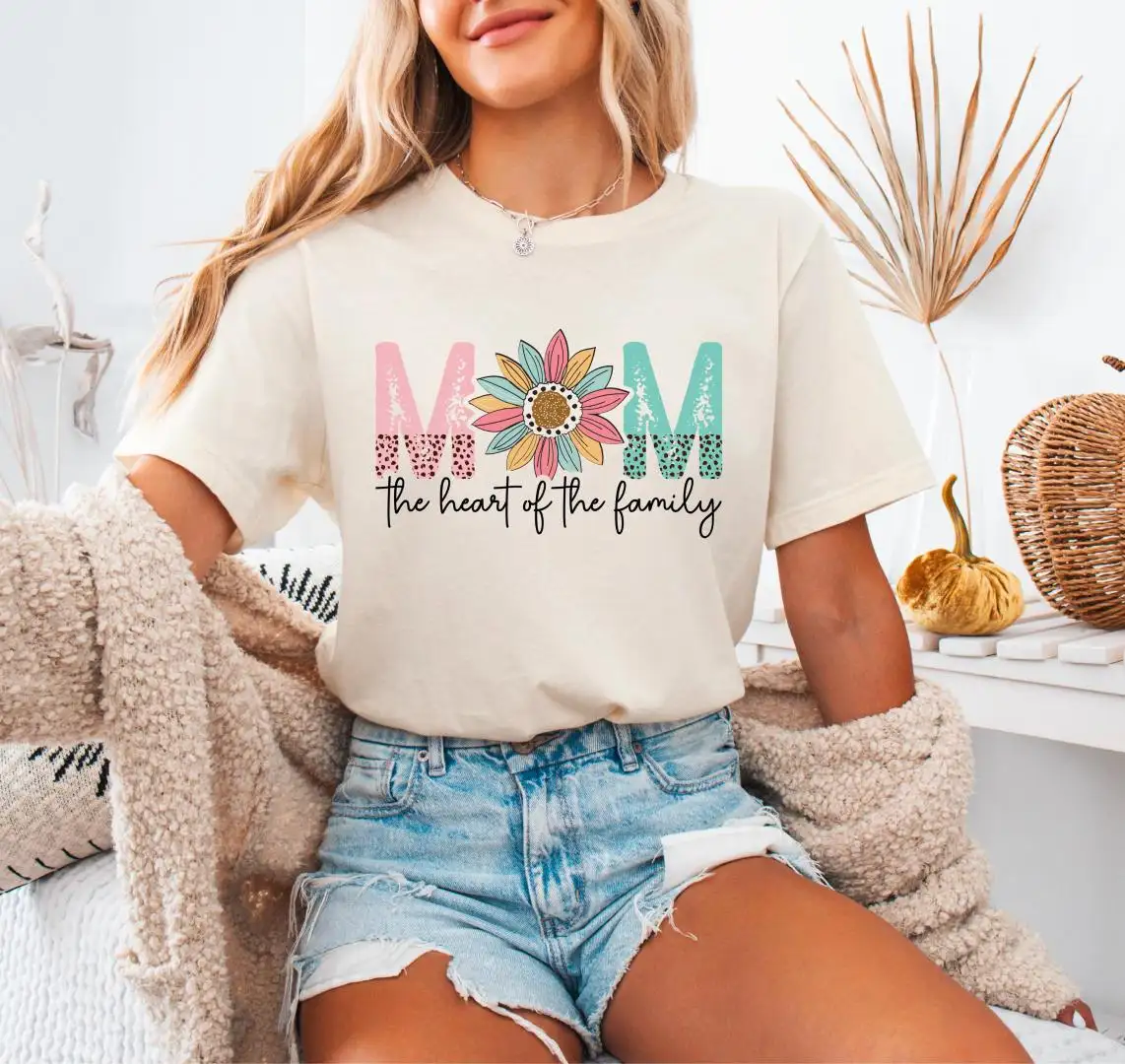 Mom Era Heart Of The Family Gift Shirt