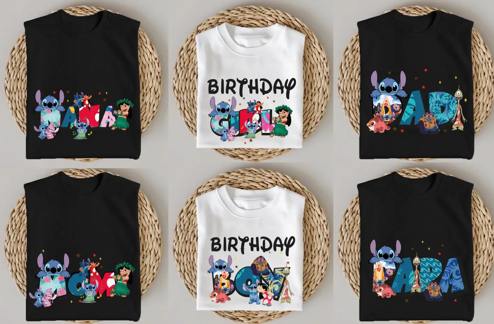Lilo & Stitch Disney Family Birthday Shirt