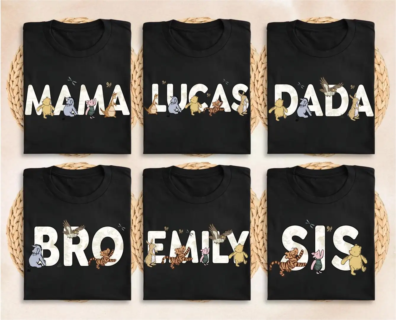 Custom Winnie The Pooh Family Disney Trip Shirt