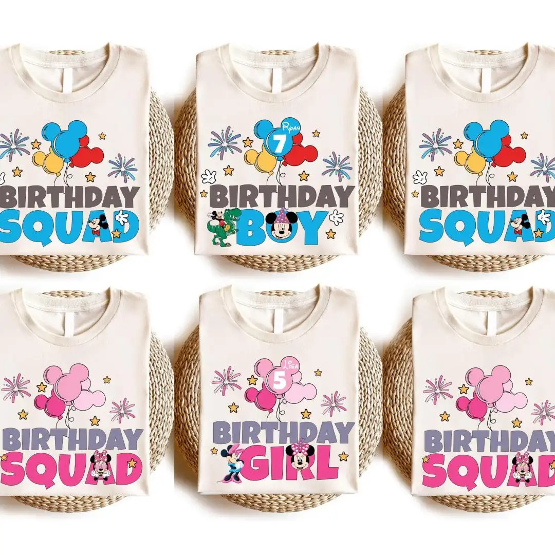 Disney Birthday Shirt for Toddler Boys Trip
