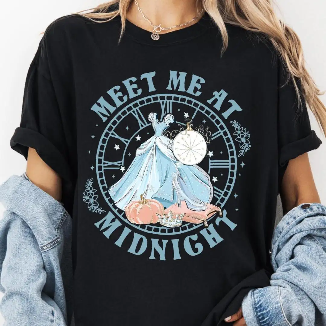 Disney Cinderella Meet Me At Midnight Shirt for Girls Trip