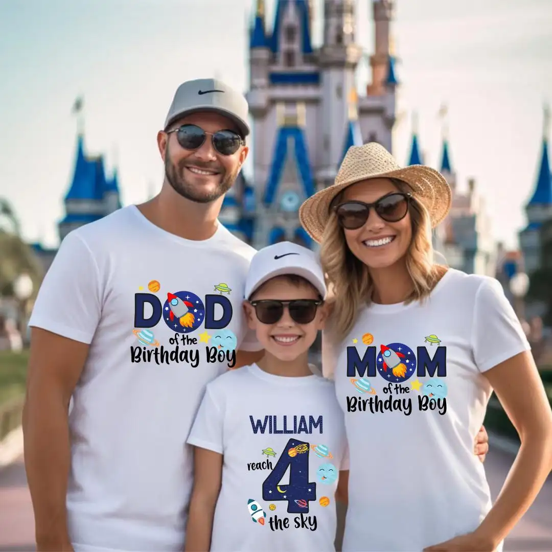 Birthday Astronaut Shirt for Kids Family Party