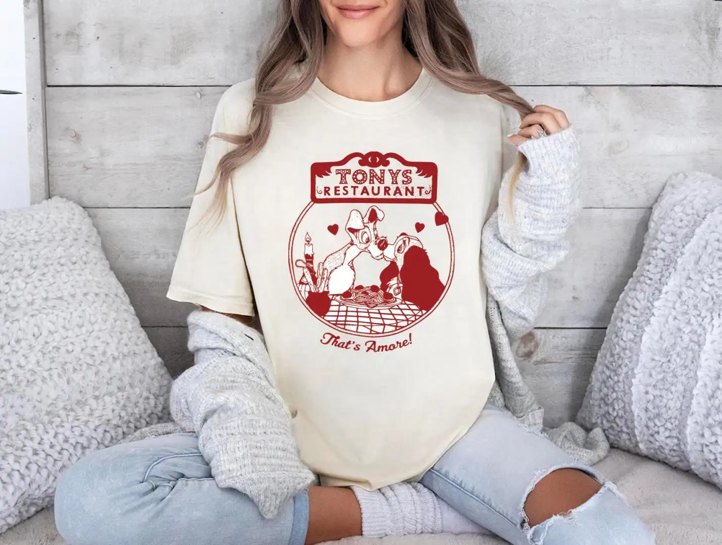Disney Lady and the Tramp Shirt for Family Trip Gifts