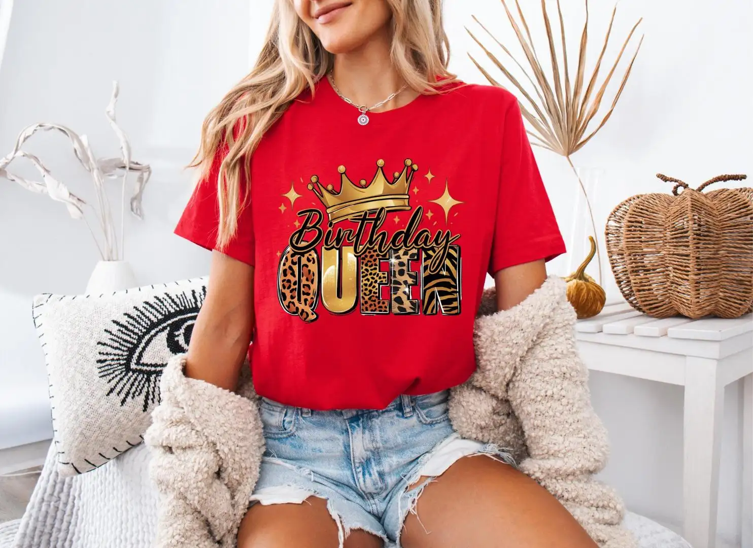 Birthday Queen Shirt for Girls Party Crown