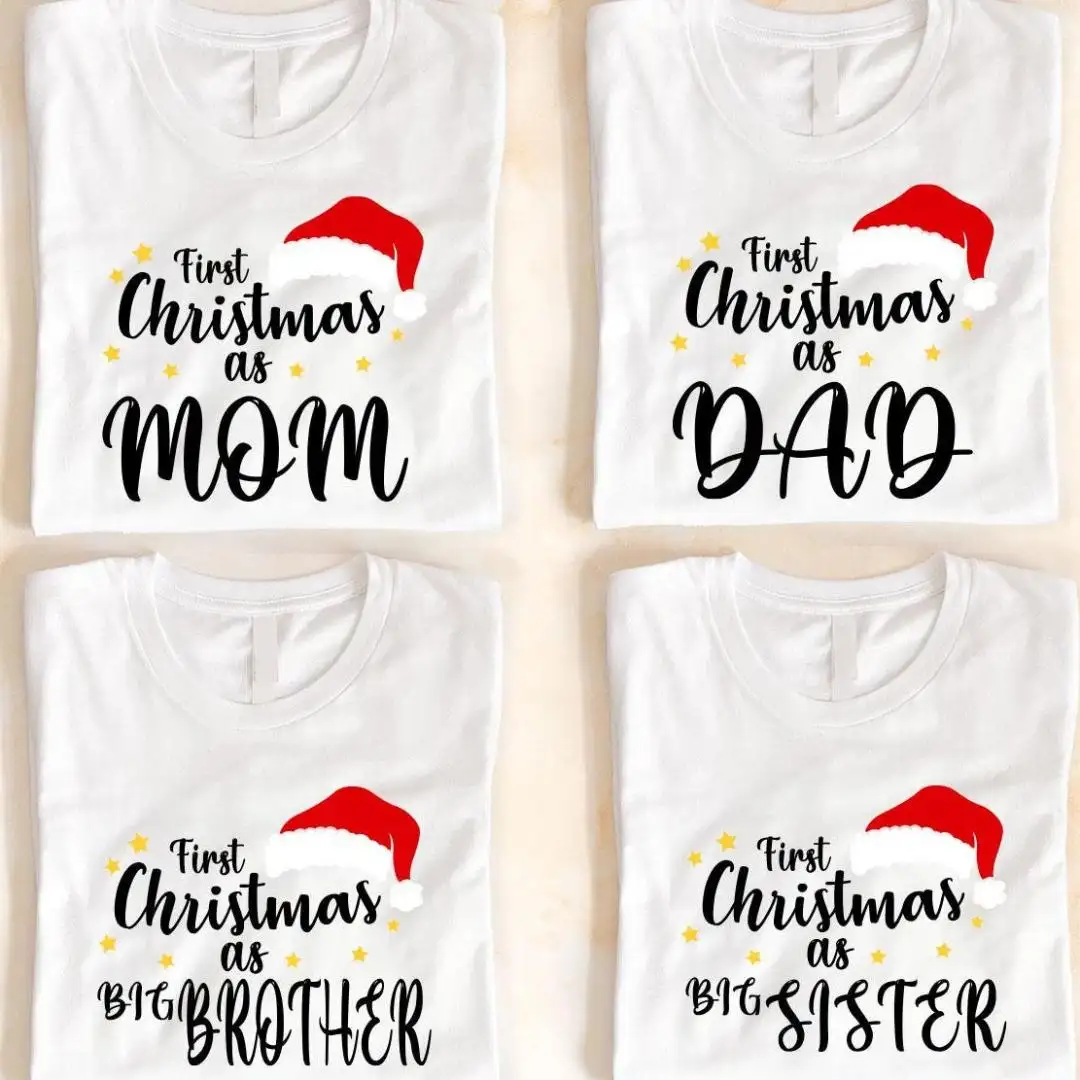 Custom Family Christmas Shirt for Dad and Mom