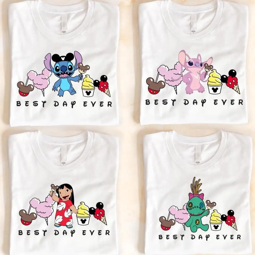 Disney Stitch Balloon Snacks Shirt for Adults