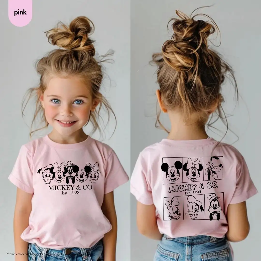 Vintage Mickey Disney Shirt for Kids Disney Fans