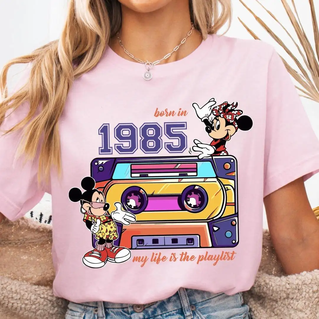 1985 Playlist Shirt | Disney 40th Birthday Magic Kingdom Shirt