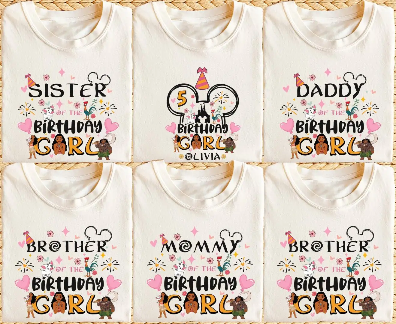 Moana Birthday Shirt for Kids Disney Trip