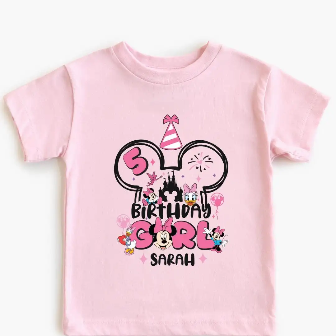 Minnie Mouse Disneyland Birthday Trip Shirt