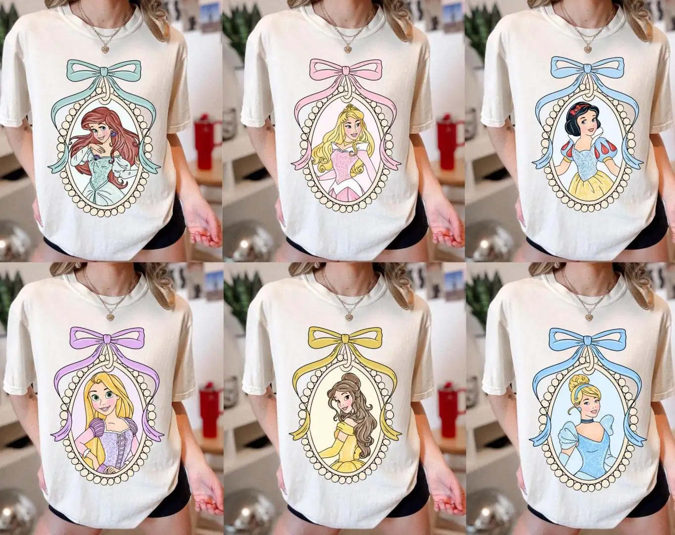 Vintage Disney Princess Shirt for Girls Magic Kingdom Trip
