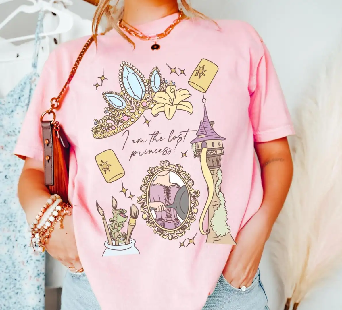 Vintage Disney Tangled Rapunzel Lost Princess Shirt