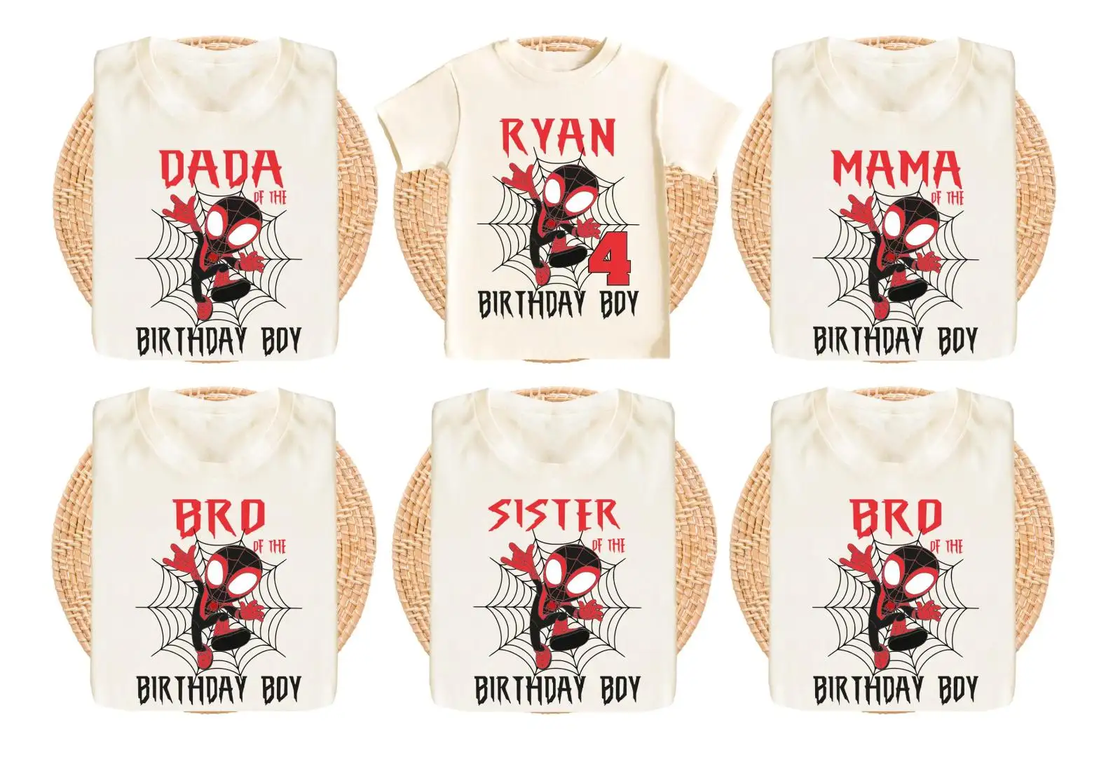 Marvel Spiderman Birthday Shirt for Kids