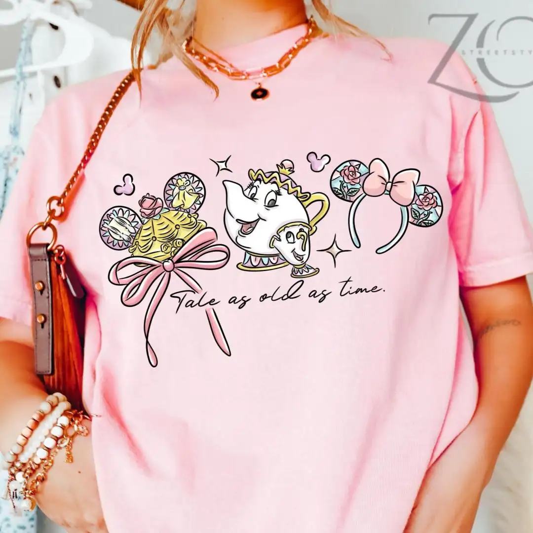 Vintage Disney Belle Shirt for Coquette Princess Style
