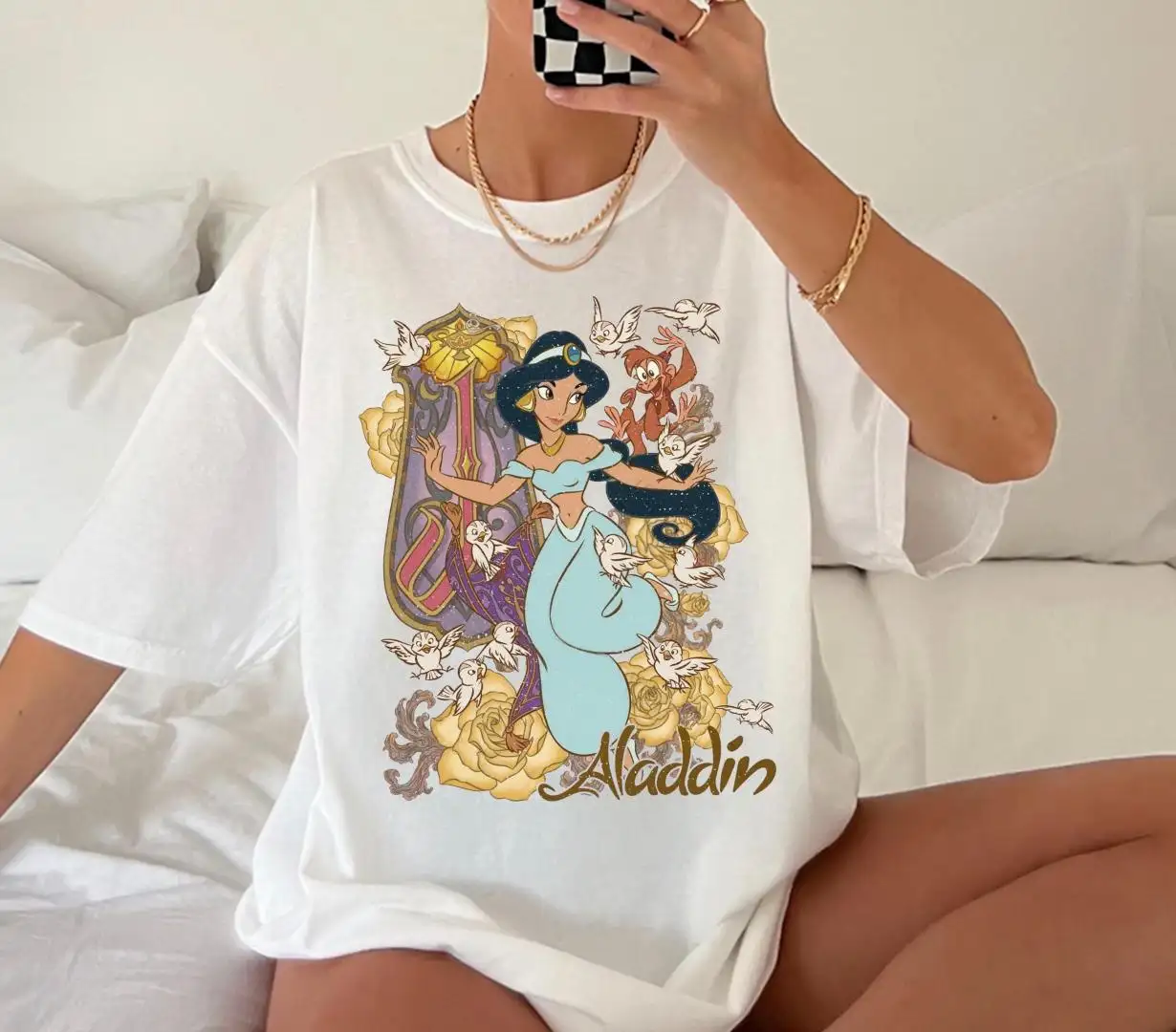 Disney Jasmine Princess Retro Shirt for Women